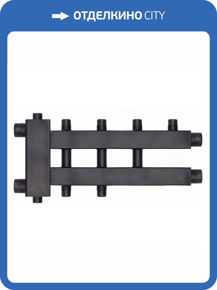 Коллектор Rommer с гидроразделителем на 2+1+1 контура 1 1/2 фото 2