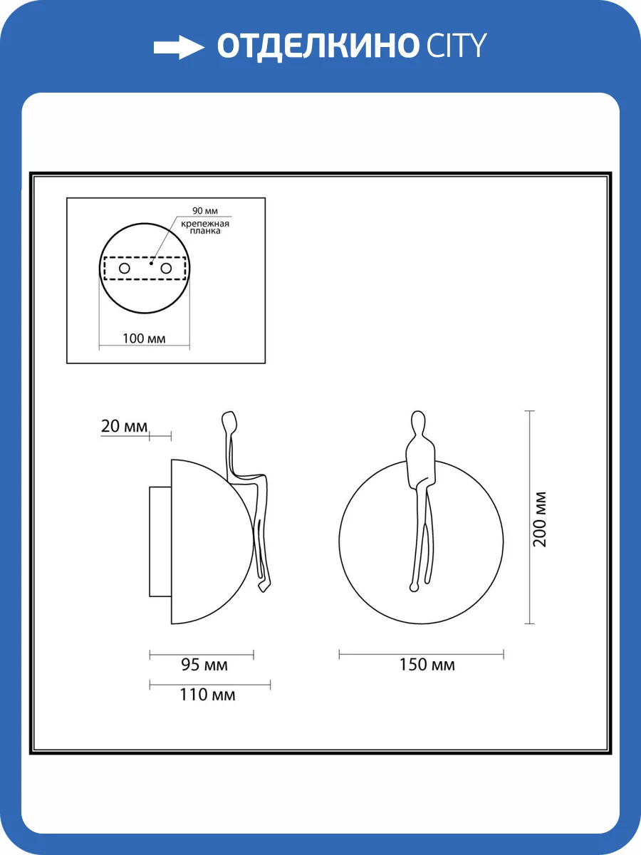 Настенный светильник Odeon Light Confucius 7011/5WLU фото 3
