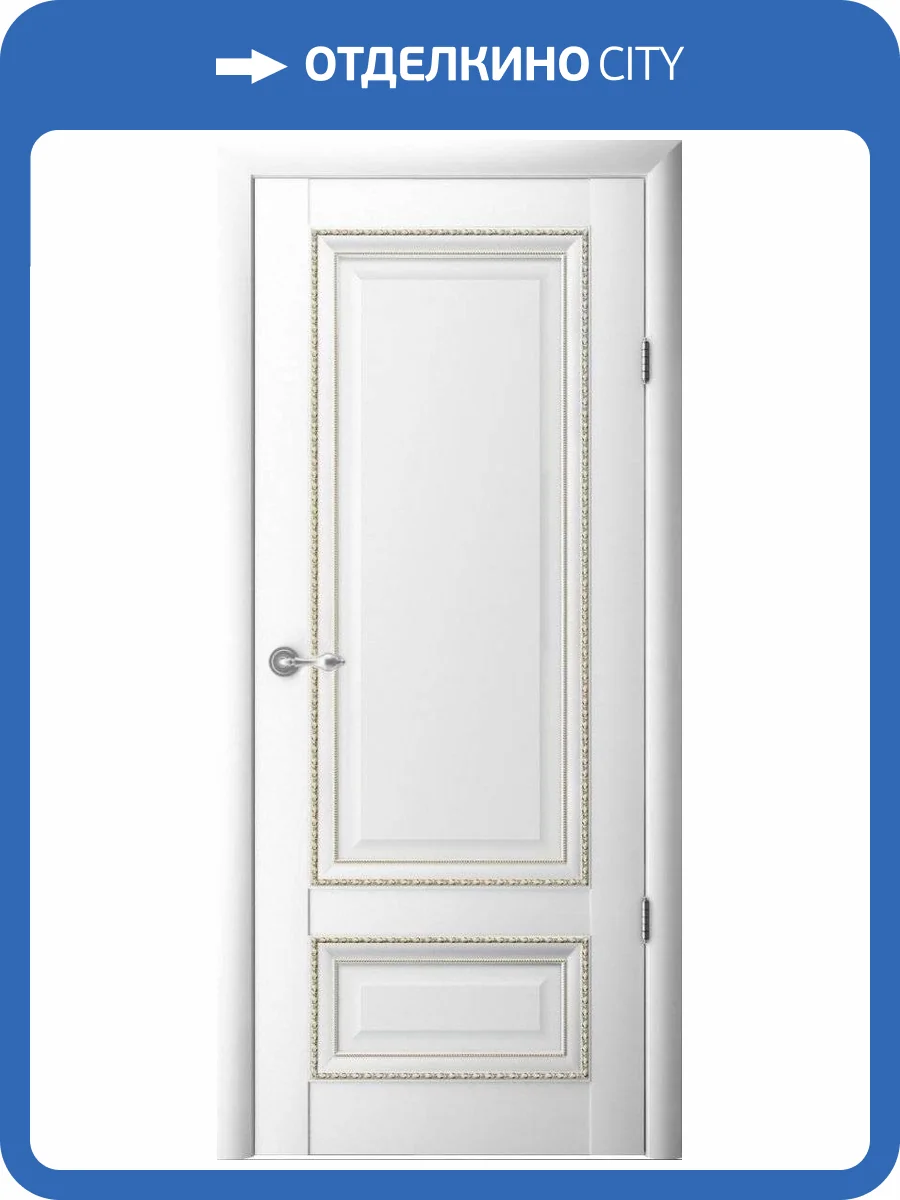 Межкомнатная дверь Albero Версаль 1 глухая белый 900x2000 фото 2