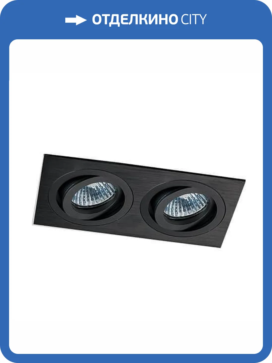 Встраиваемый светильник Italline SAG203-4 black фото 2