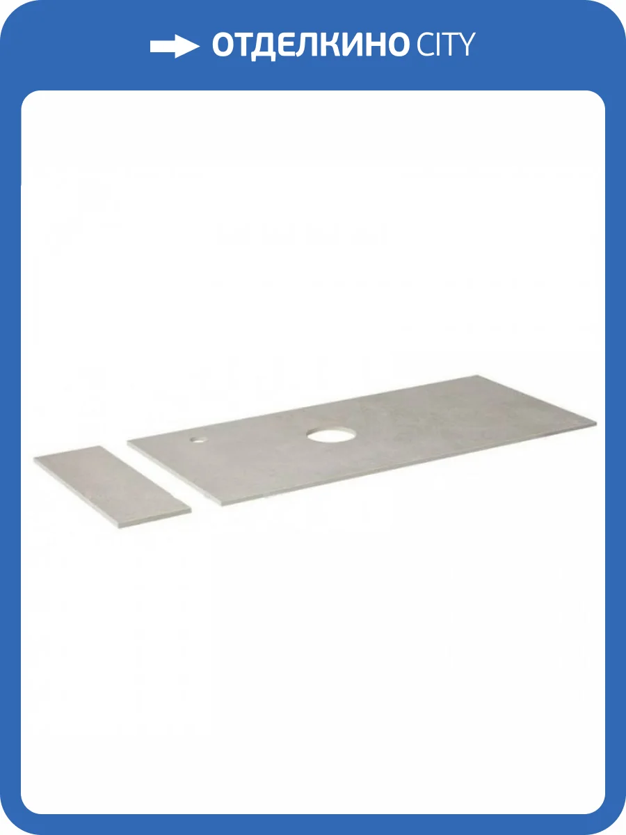 Столешница с полкой Aquanet Nova Lite Loft 75 L 261849 серый фото 4