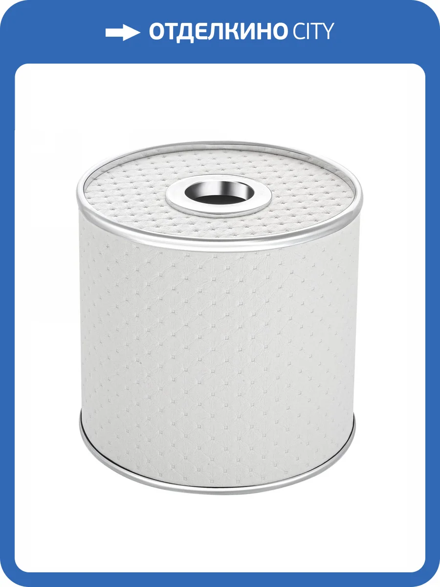 Бокс для салфеток Geralis S-PWH белая, хром фото 4