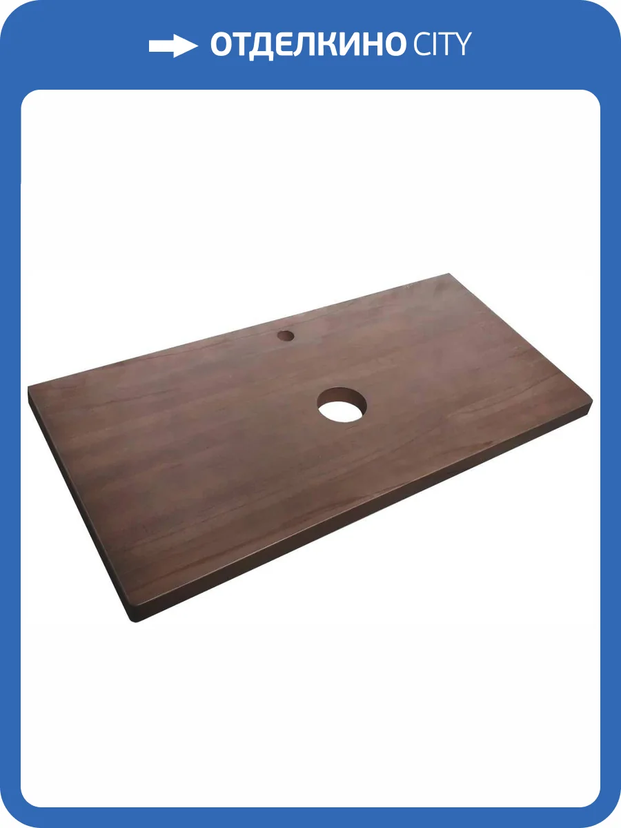 Столешница Jorno Wood 100, темное дерево фото 2