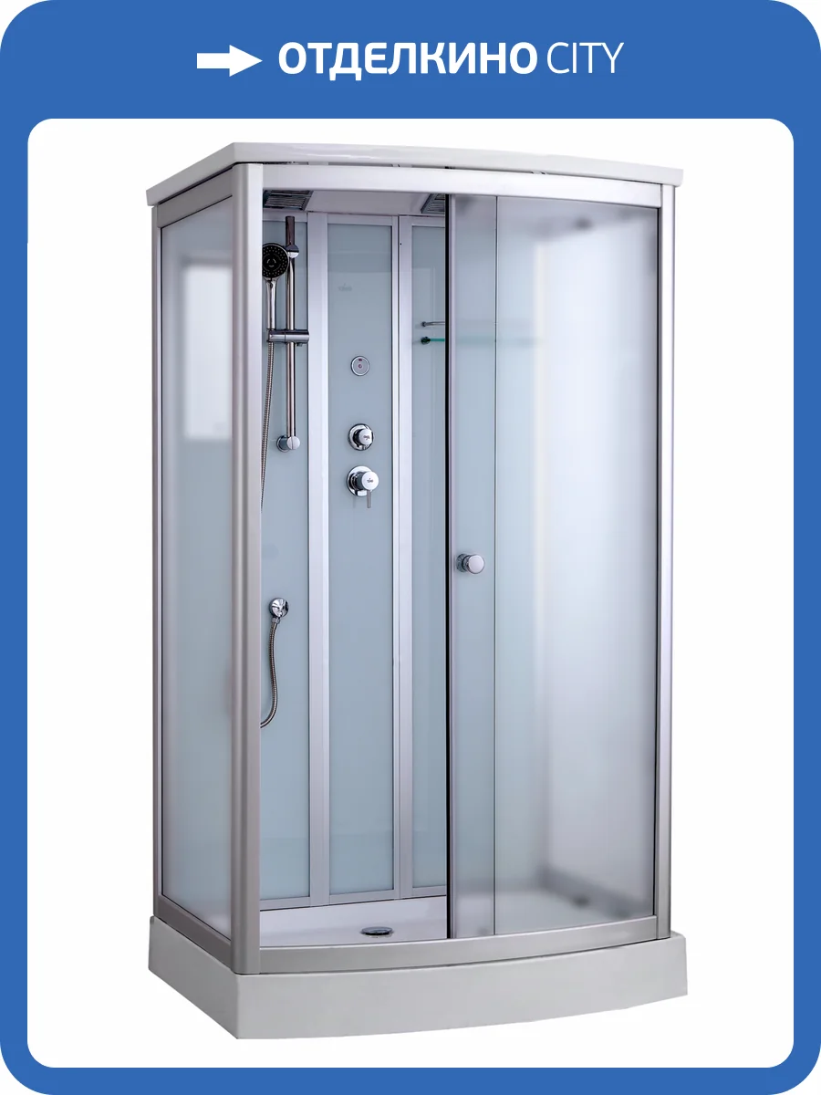 Душевая кабина Timo Standart Т-6615 Silver Fabric 120x90x220 фото 5