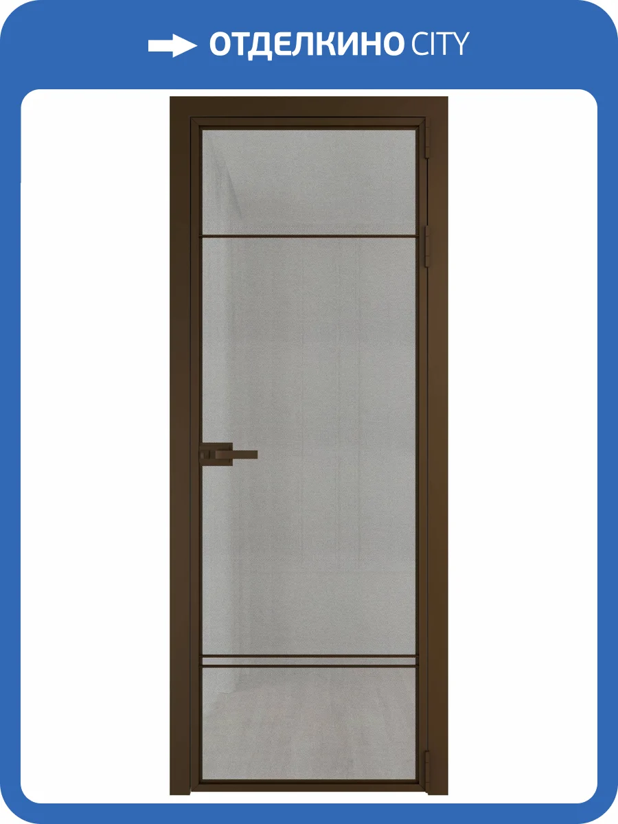 Межкомнатная дверь Profil Doors 4 AX цвет профиля Деорэ, стекло безопасное 6 мм рэте 700x2000 фото 2