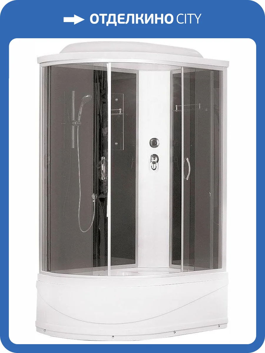 Душевая кабина Erlit Comfort ER3512TPR-C4-RUS с высоким поддоном, с сиденьем фото 9