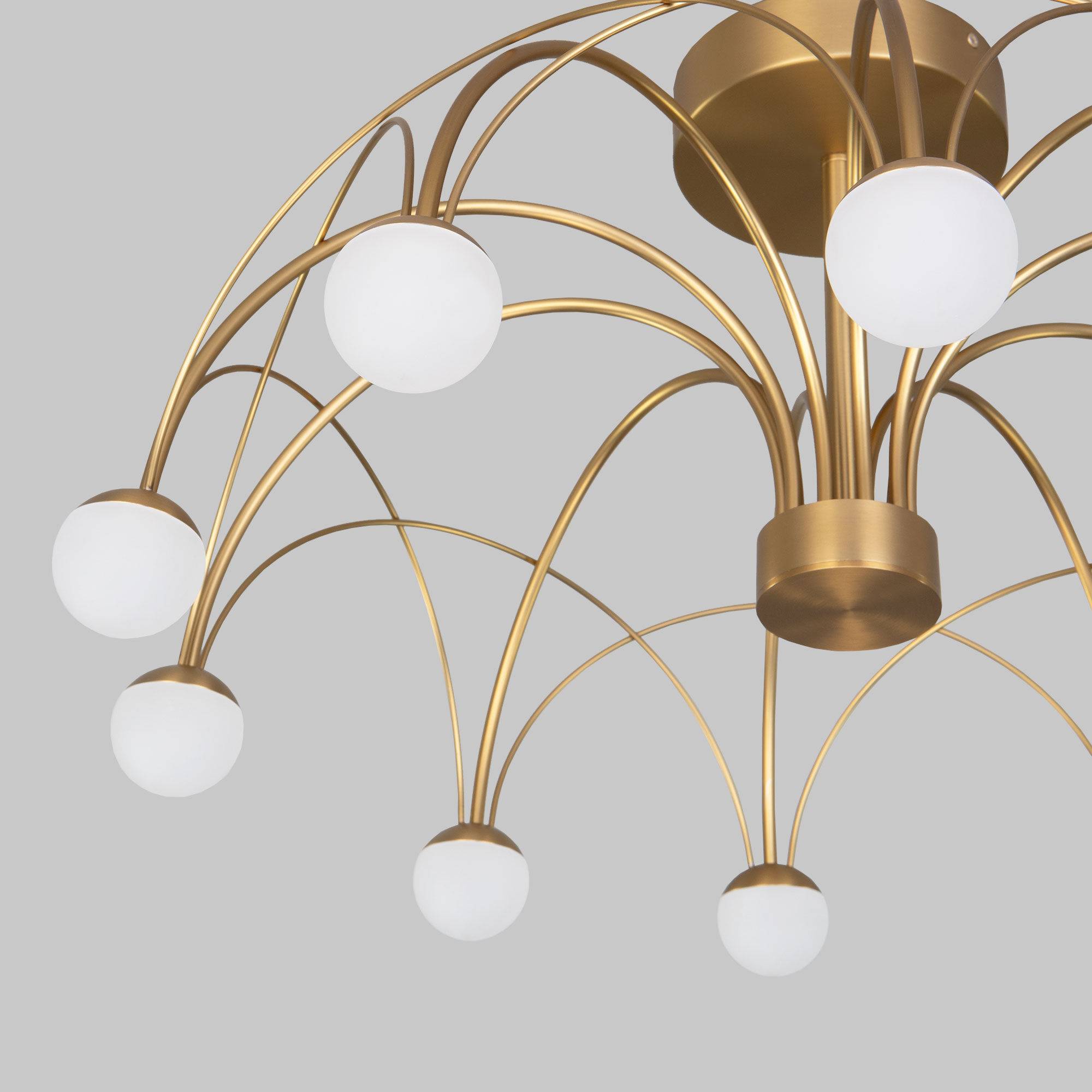 Потолочный светодиодный светильник Eurosvet Ragno 90031/10 LED золото фото 4