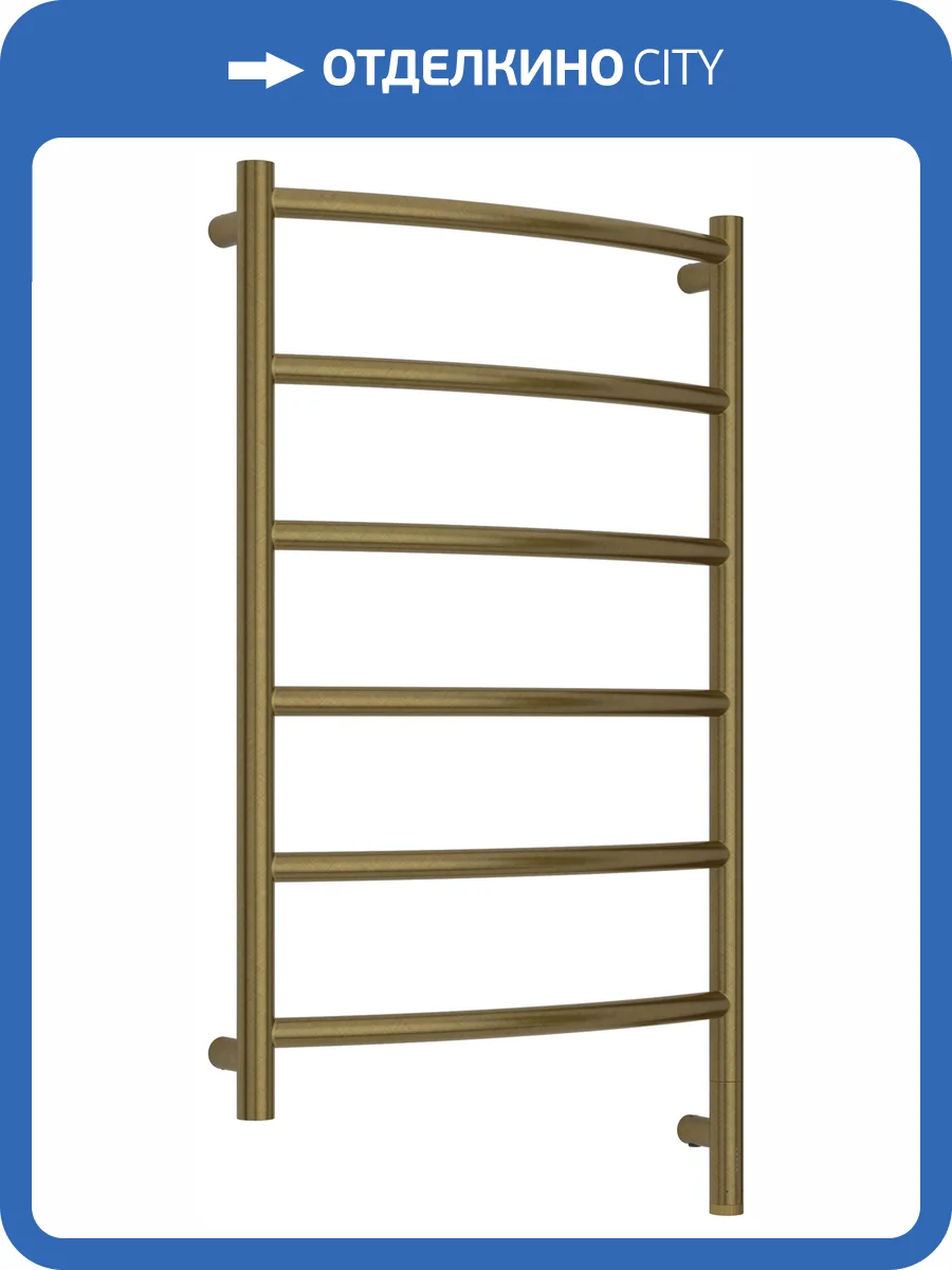 Полотенцесушитель электрический Сунержа Галант 3.1 05-6001-8050 Состаренная бронза, 80x50 фото 5