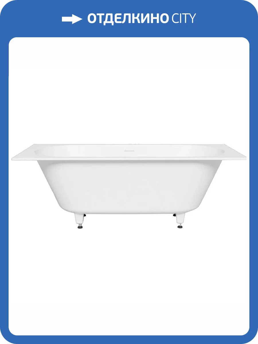 Ванна из искусственного камня Salini Ornella Axis Kit S-Sense 104713G 170x70 глянцевая фото 6