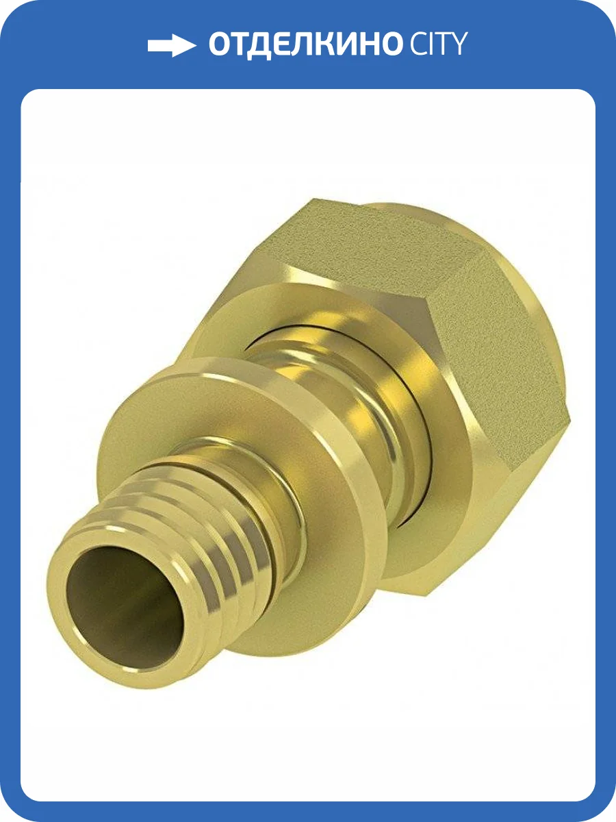 Соединение прямое с накидной гайкой TECE 25 х 3/4 , латунь фото 4