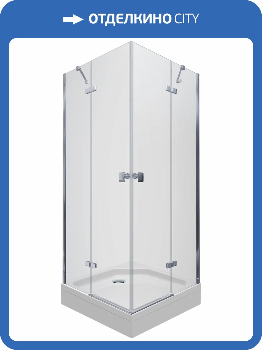 Душевой уголок Triton Дельта-Хром Щ0000054215 90х90 фото 3