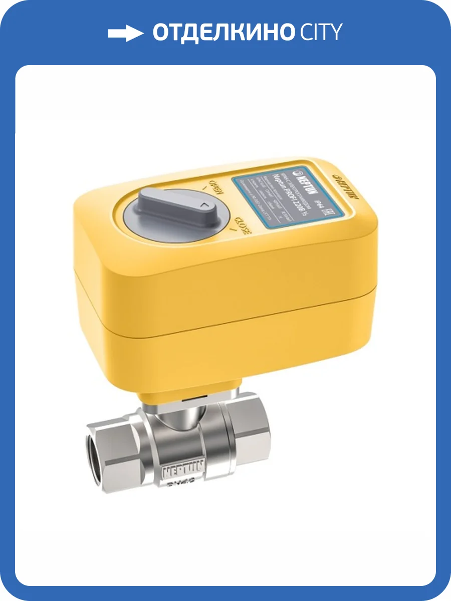 Кран с электроприводом Neptun PROFI 220В 1 1/4 фото 3