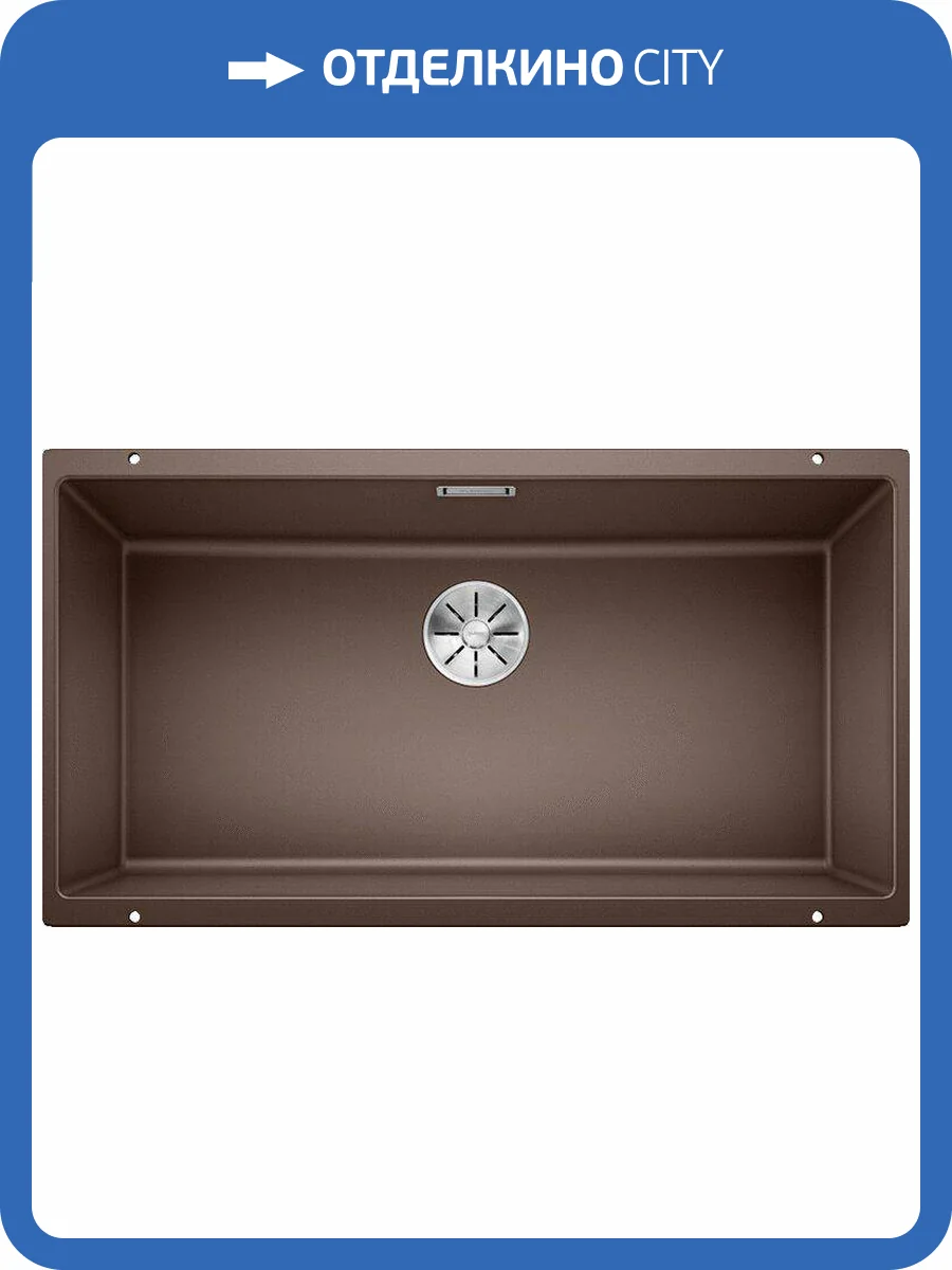 Мойка кухонная Blanco Subline 800-U 523150 кофе фото 5