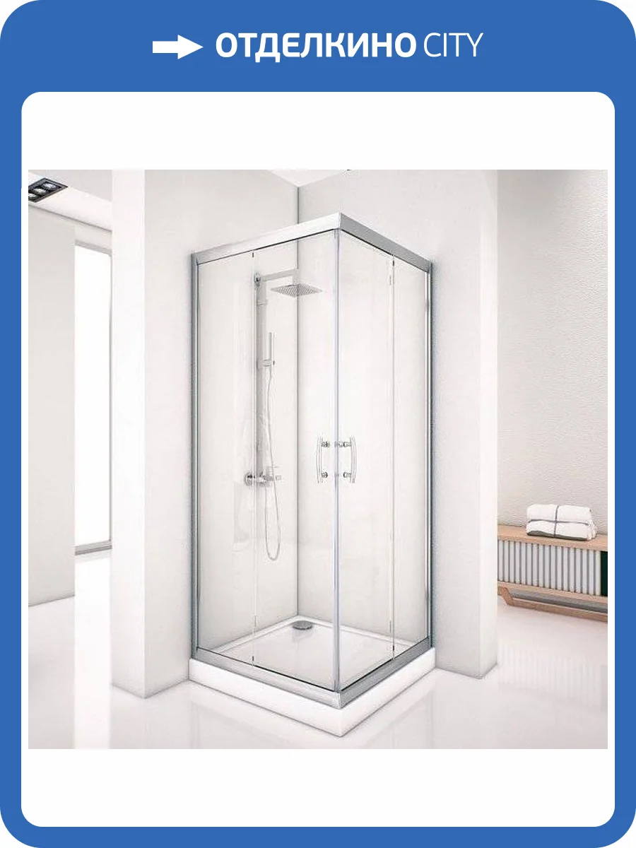 Душевой уголок Aquanet Alfa Cube NAA1142 900х900х2000 стекло прозрачное, профиль хром фото 11
