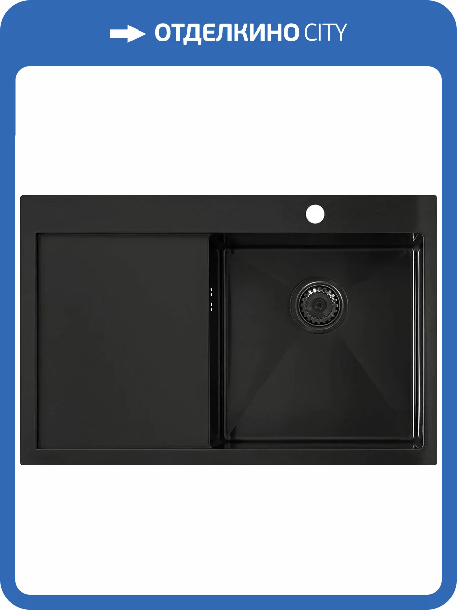 Мойка кухонная Seaman Eco Marino SMV-780L dark gun фото 3