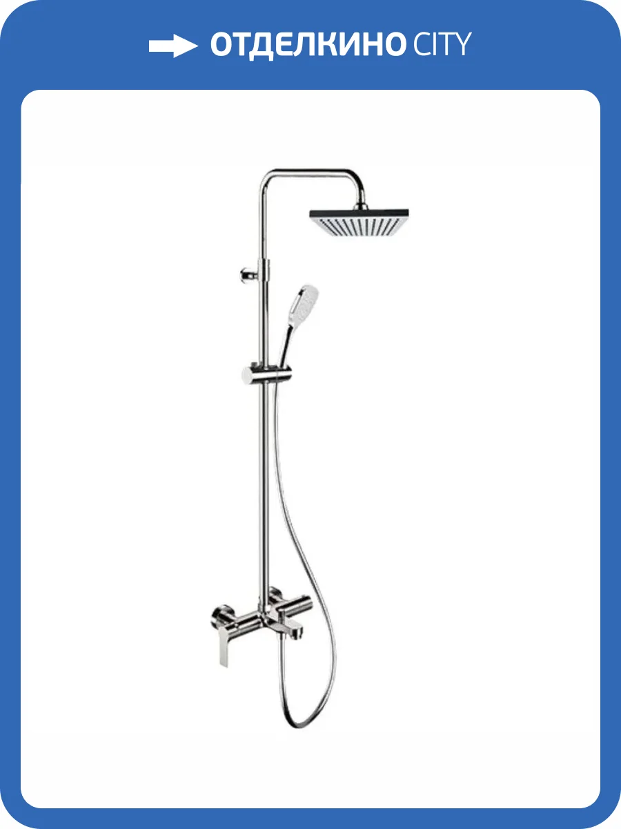 Душевая система Remer Energy EY34ASD25 хром, с изливом фото 2