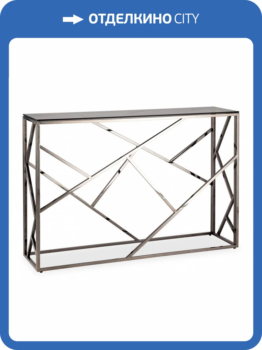 Стол туалетный Stool Group Арт Деко ECST-015-BG-SK (115x30) сталь темный хром фото 5