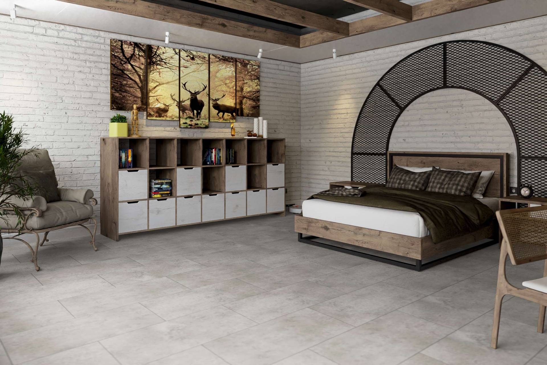 LVT Ламинат Damy Floor Ascent 2.5/43 4V JYM533-03-LVT Фудзияма 912.4x455 фото 9