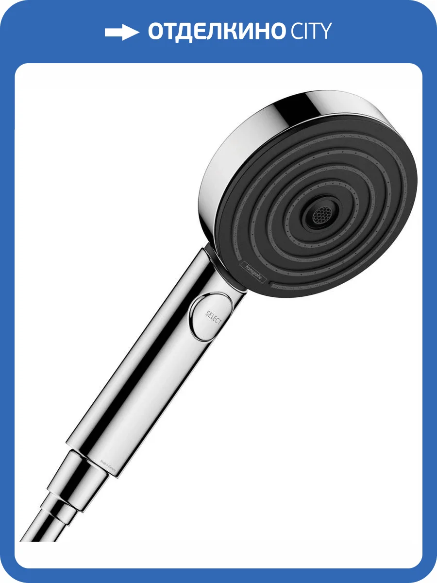 Лейка для душа Hansgrohe Pulsify 24100000 105 3jet, хром фото 9