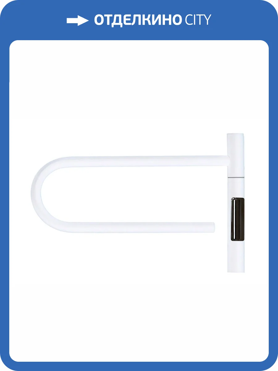 Полотенцесушитель электрический Vincea VTD-1P1WE 39x25, белый, с таймером фото 3