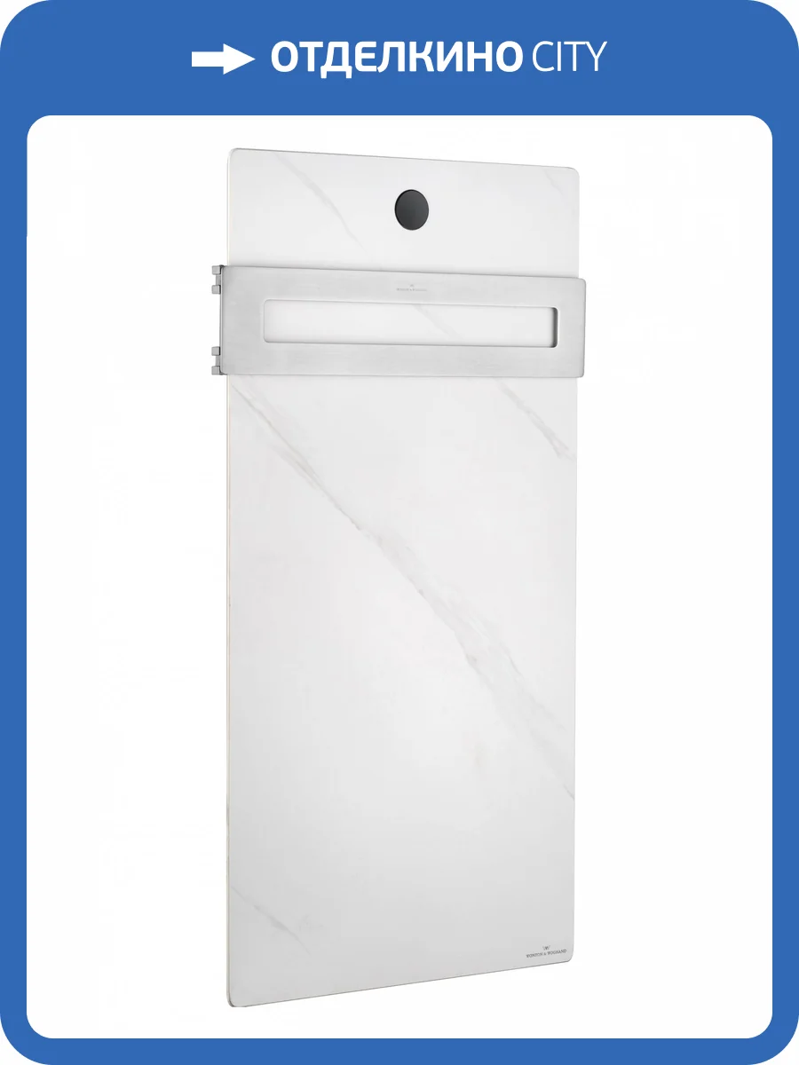 Полотенцесушитель электрический Wonzon & Woghand WW-A501-BR с греющей плитой, брашированный никель фото 7