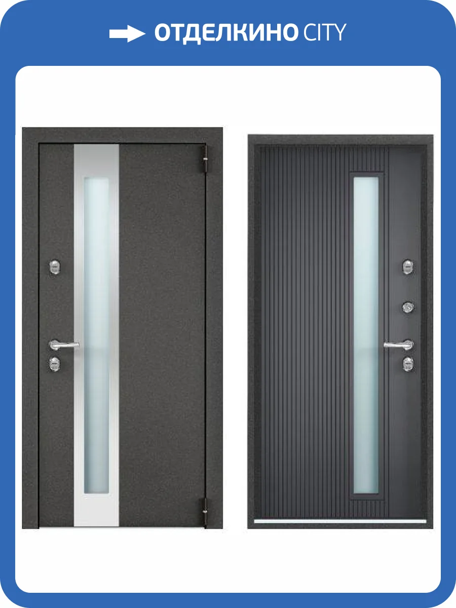 Входная стальная дверь Torex SNEGIR PRO-C MP 961457 Колоре гриджио/ПВХ Оскуро 2000x880 фото 2