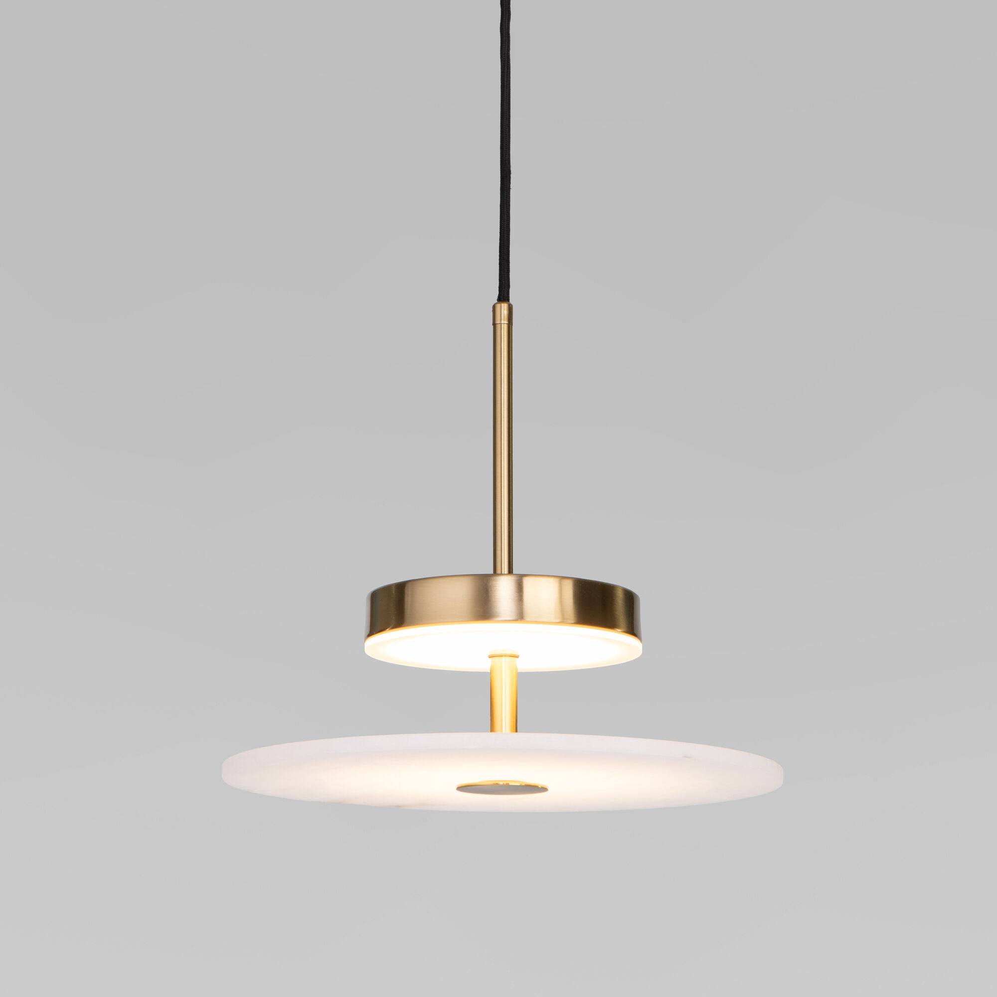 Подвесной светодиодный светильник Eurosvet Thasos 40342 LED латунь фото 2