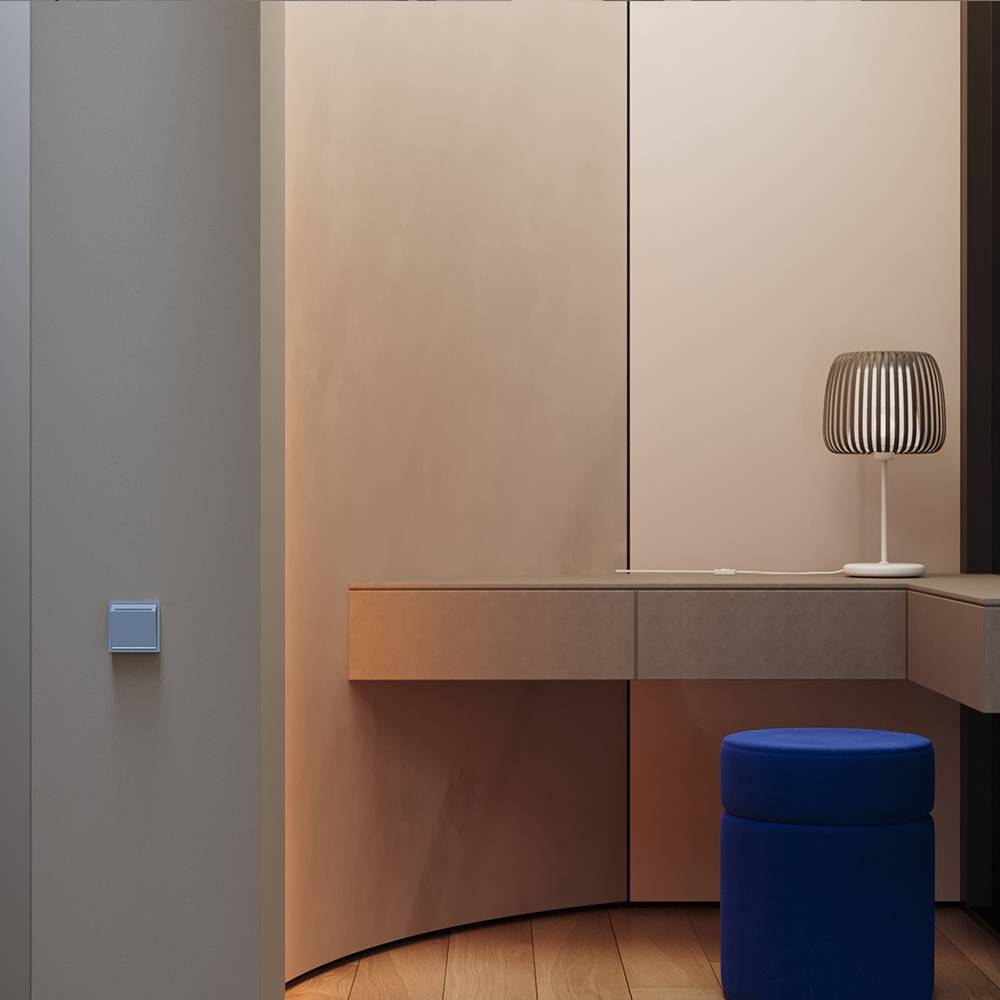 Лицевая панель для карточного выключателя Voltum S70 VLS002615 деним фото 4