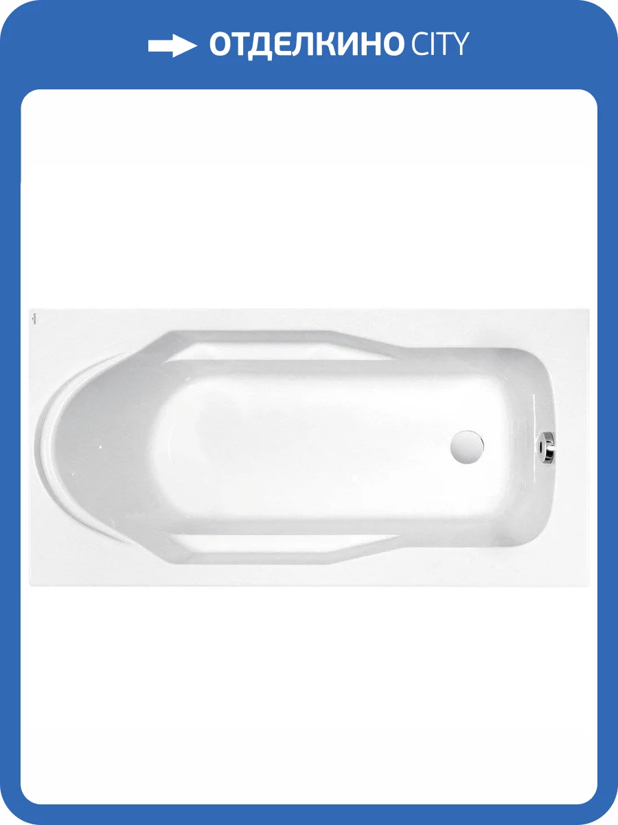 Акриловая ванна Cersanit Santana 140x70 ультра белая фото 10