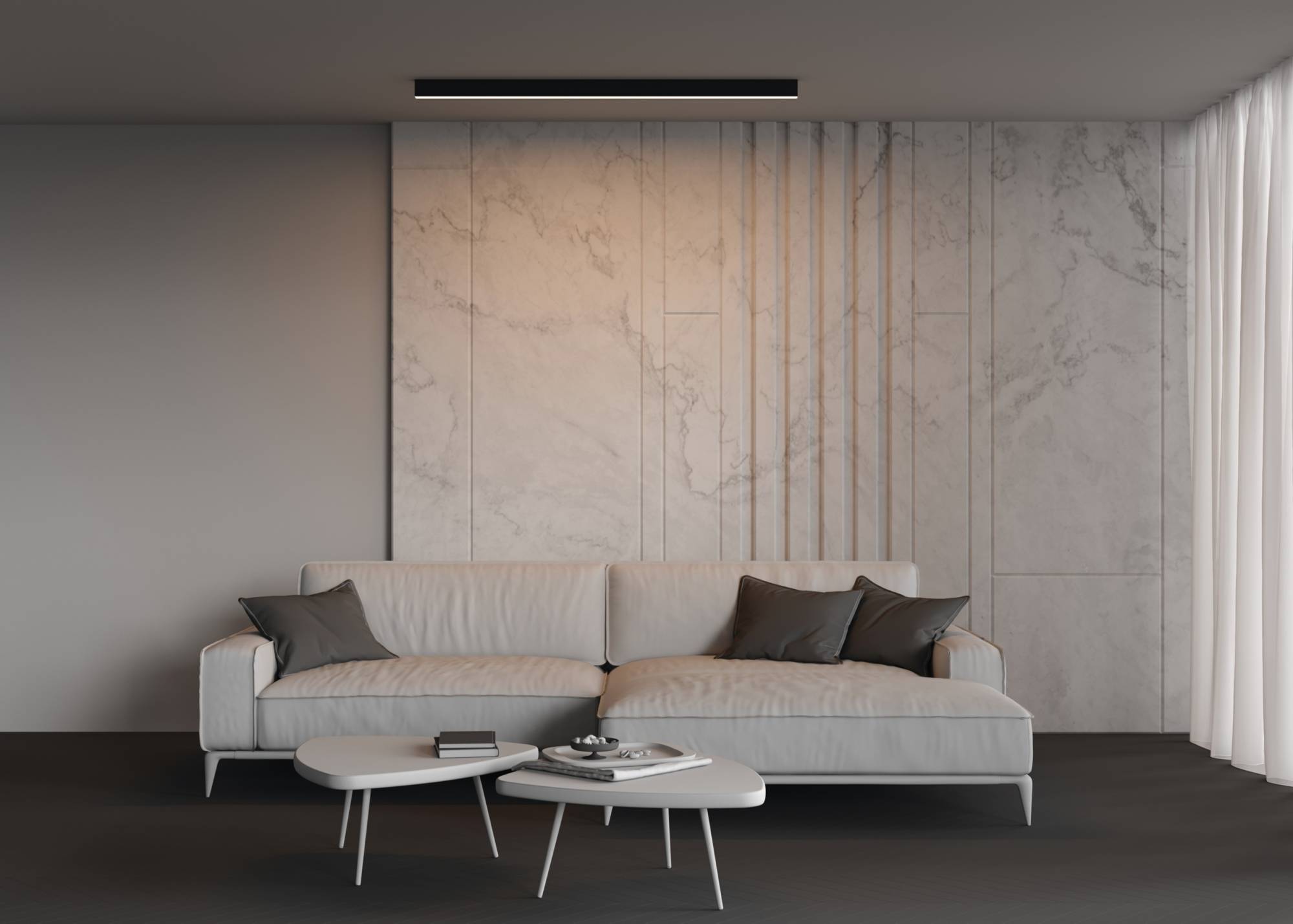 Потолочный линейный светодиодный светильник Technical LL311045 фото 6