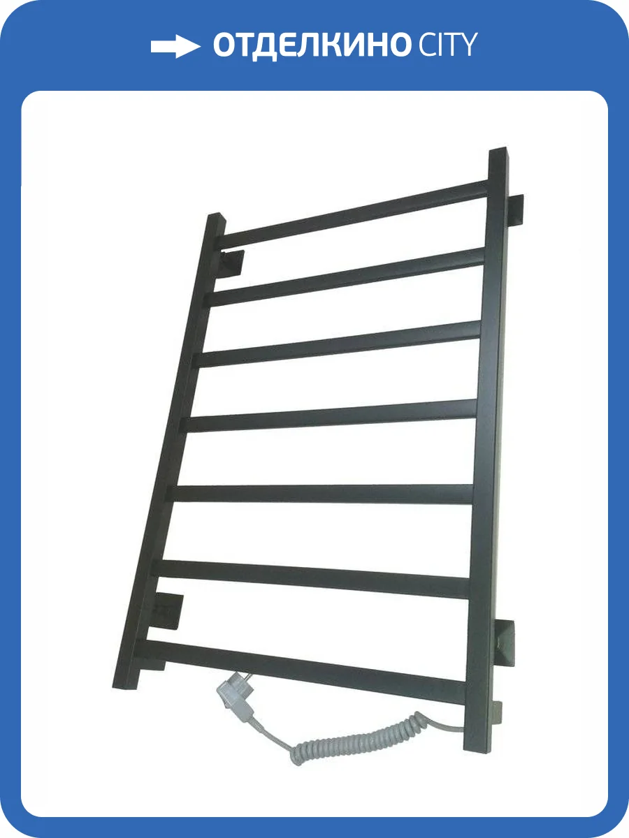 Полотенцесушитель Тругор Пэк 20 кв 80х50 черный фото 3