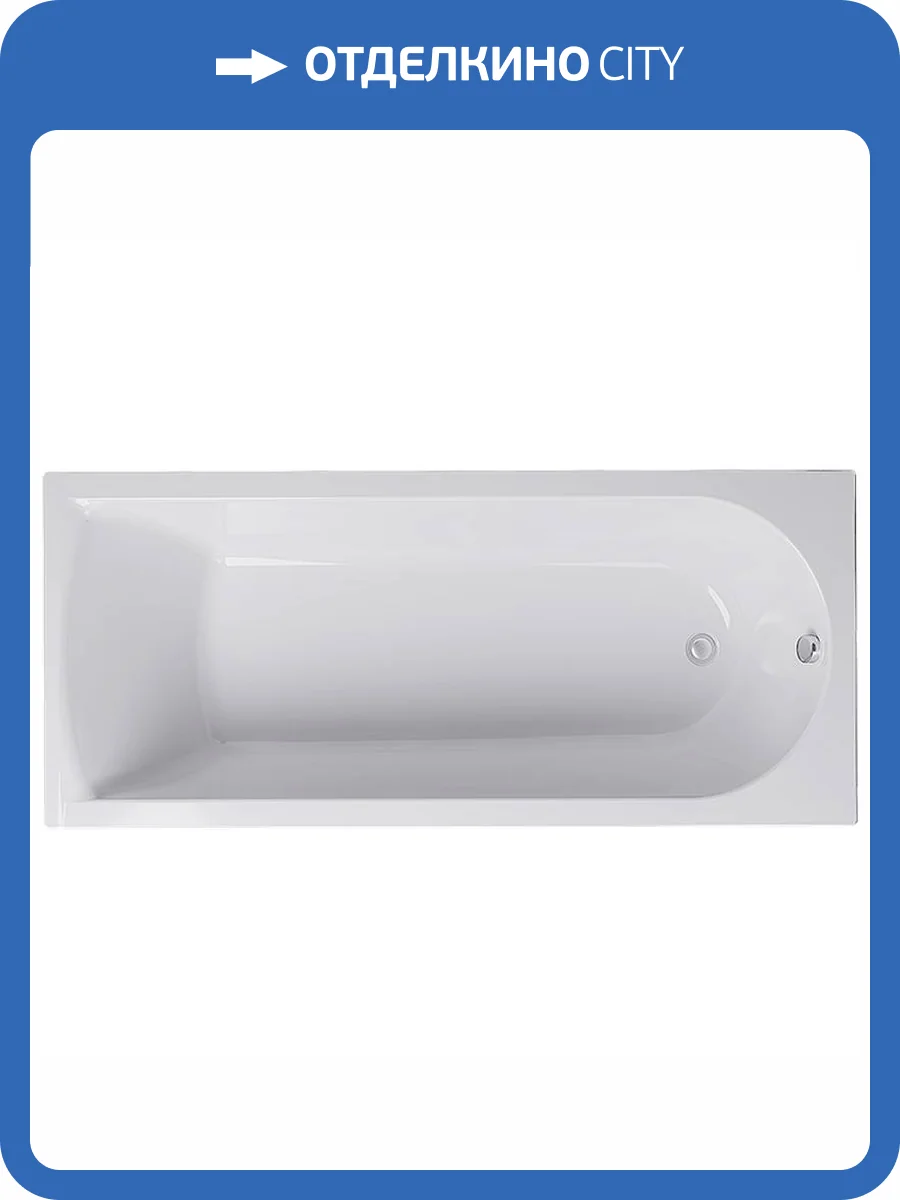 Акриловая ванна Timo Mika MIKA1770 170x70 без каркаса фото 5