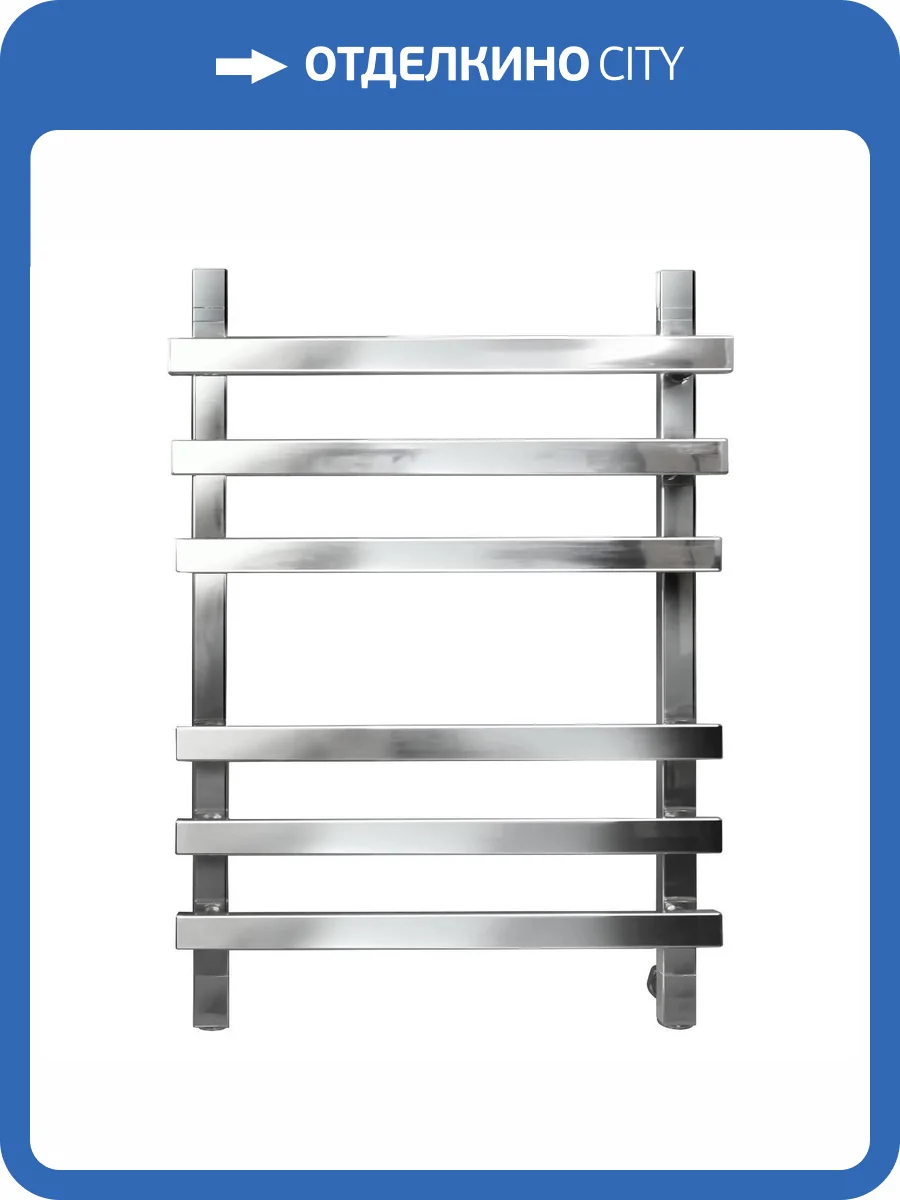 Полотенцесушитель водяной Indigo Askel LASWPF60-40 65x45.5 Серебристый фото 2