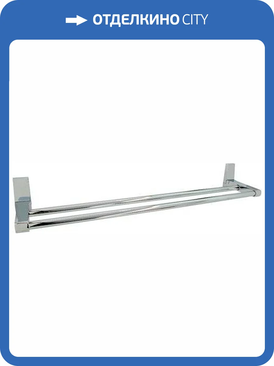 Полотенцедержатель Wasserkraft Lopau K-6040 двойной фото 4