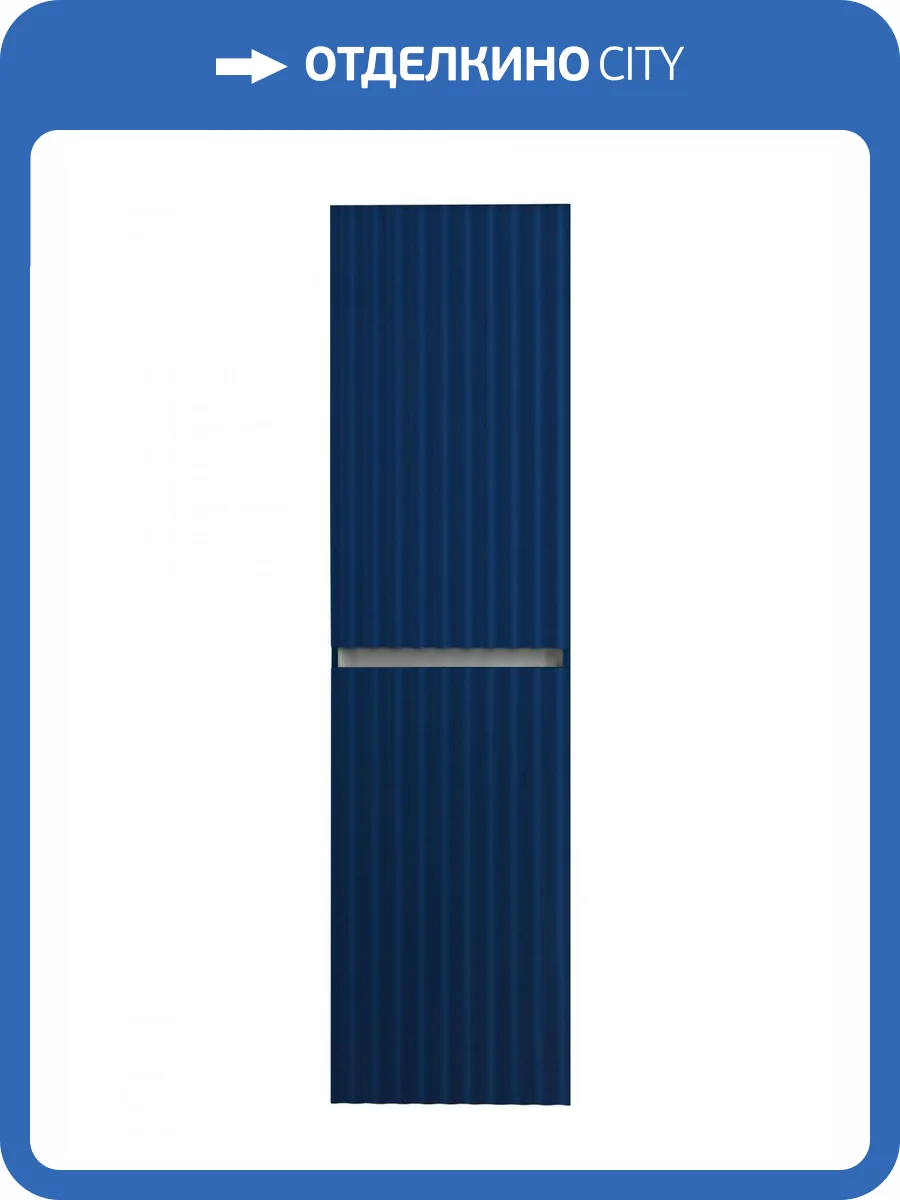 Шкаф-пенал Art&Max Elegant AM-ELEGANT-1500-2А-SO-SA-LED-P Сапфир, 150x40 фото 6