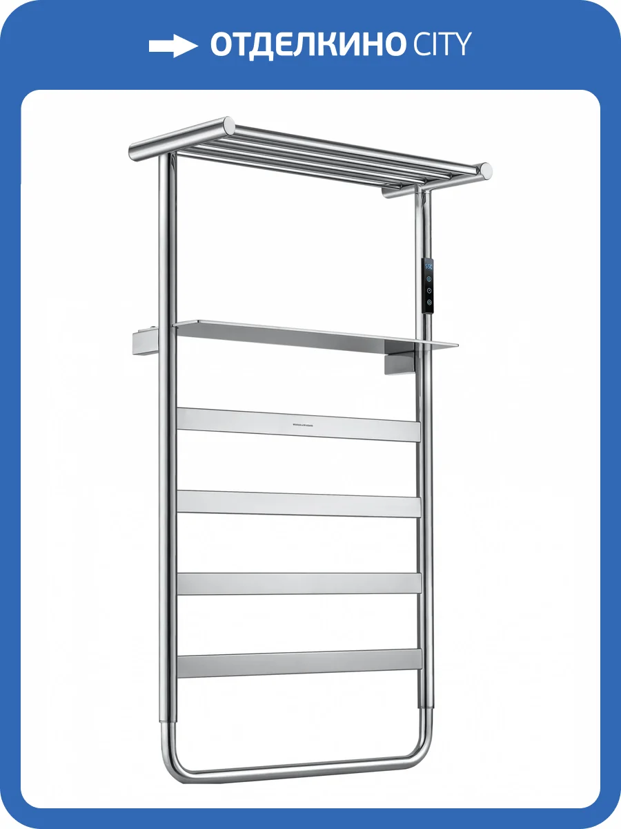 Полотенцесушитель электрический Wonzon & Woghand Düsseldorf WW-A208-CR хром фото 6