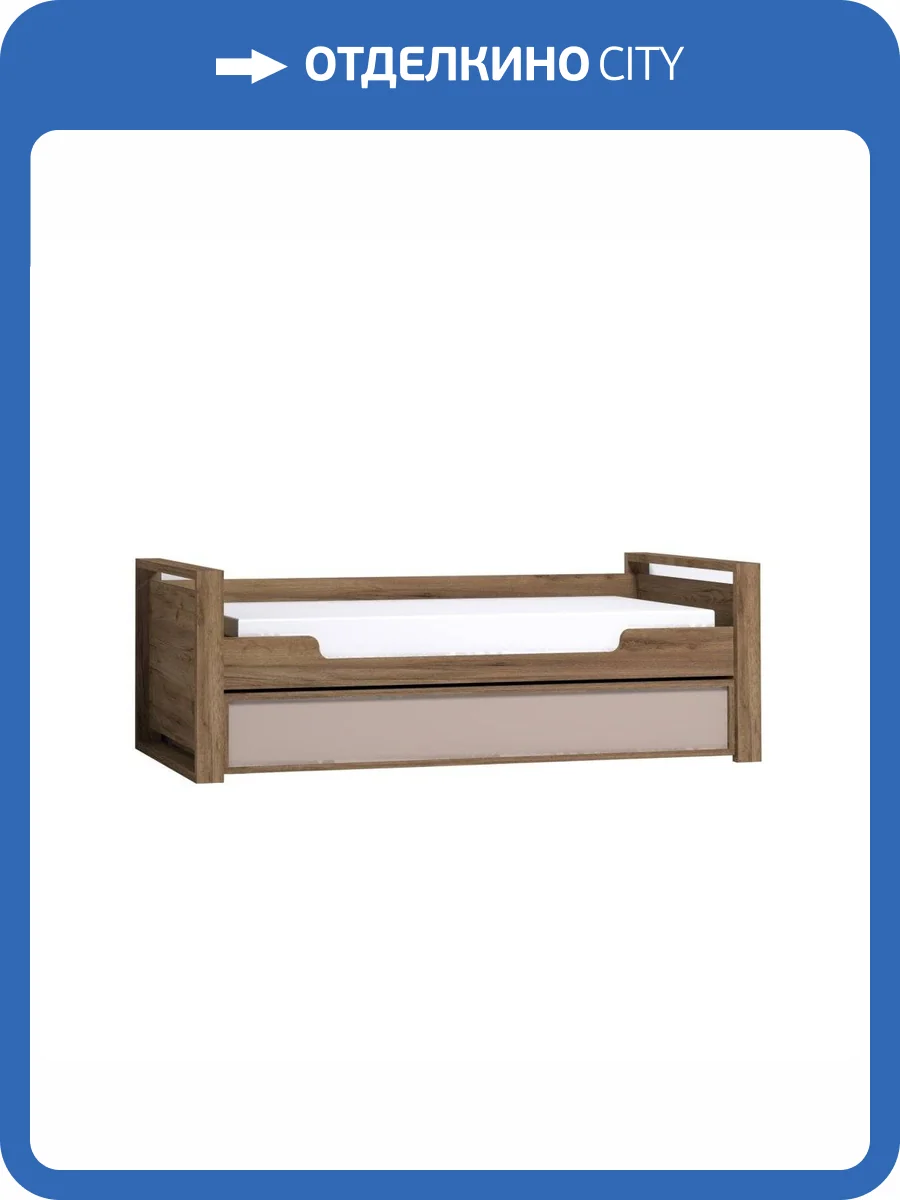 Кровать ГЛАЗОВ МЕБЕЛЬ Nature 00-00015616 80 90х190 фото 2