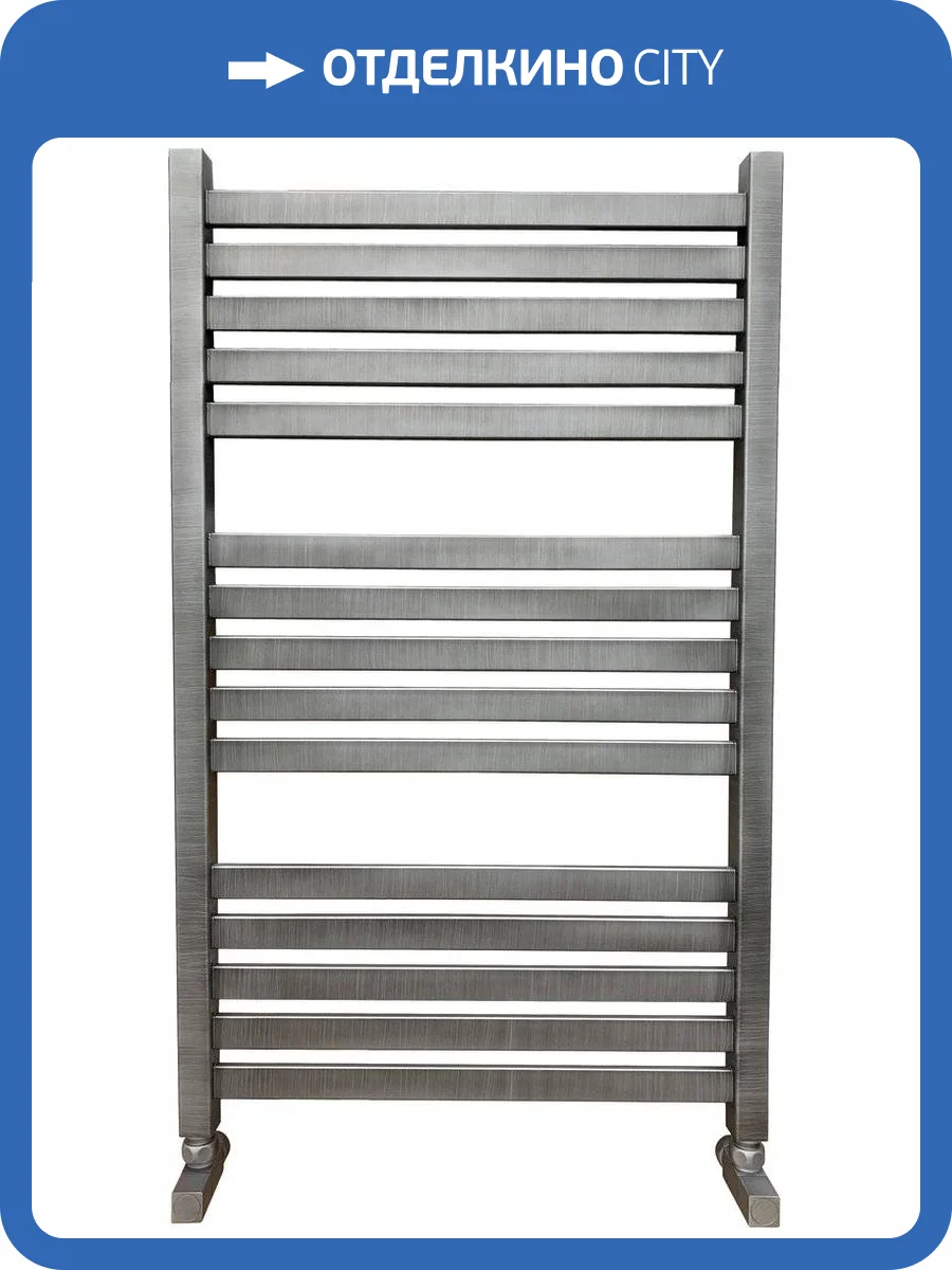 Полотенцесушитель водяной Ника Modern ЛМ-6 100/50, matt antique silver фото 5