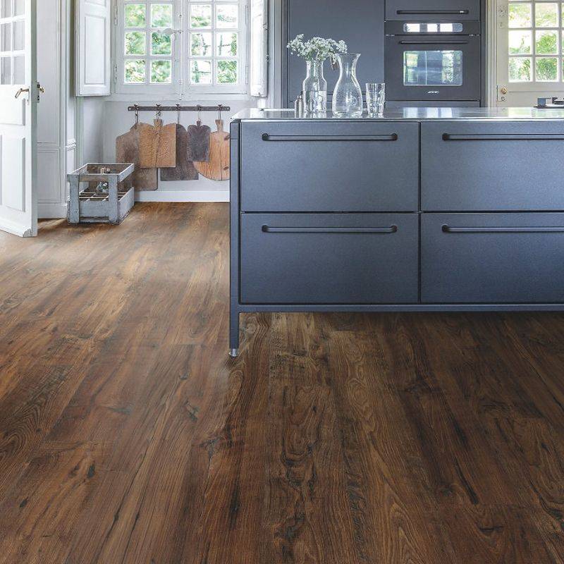 Ламинат Quick-Step Eligna Wide 8/33 4V UWH1542 Каштан Реставрированный Темный 1380x190 фото 5