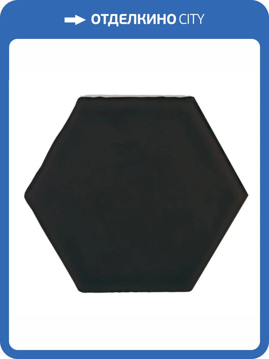 Керамогранит Amadis Art Deco Matt On Mesh Black 28x32 фото 2