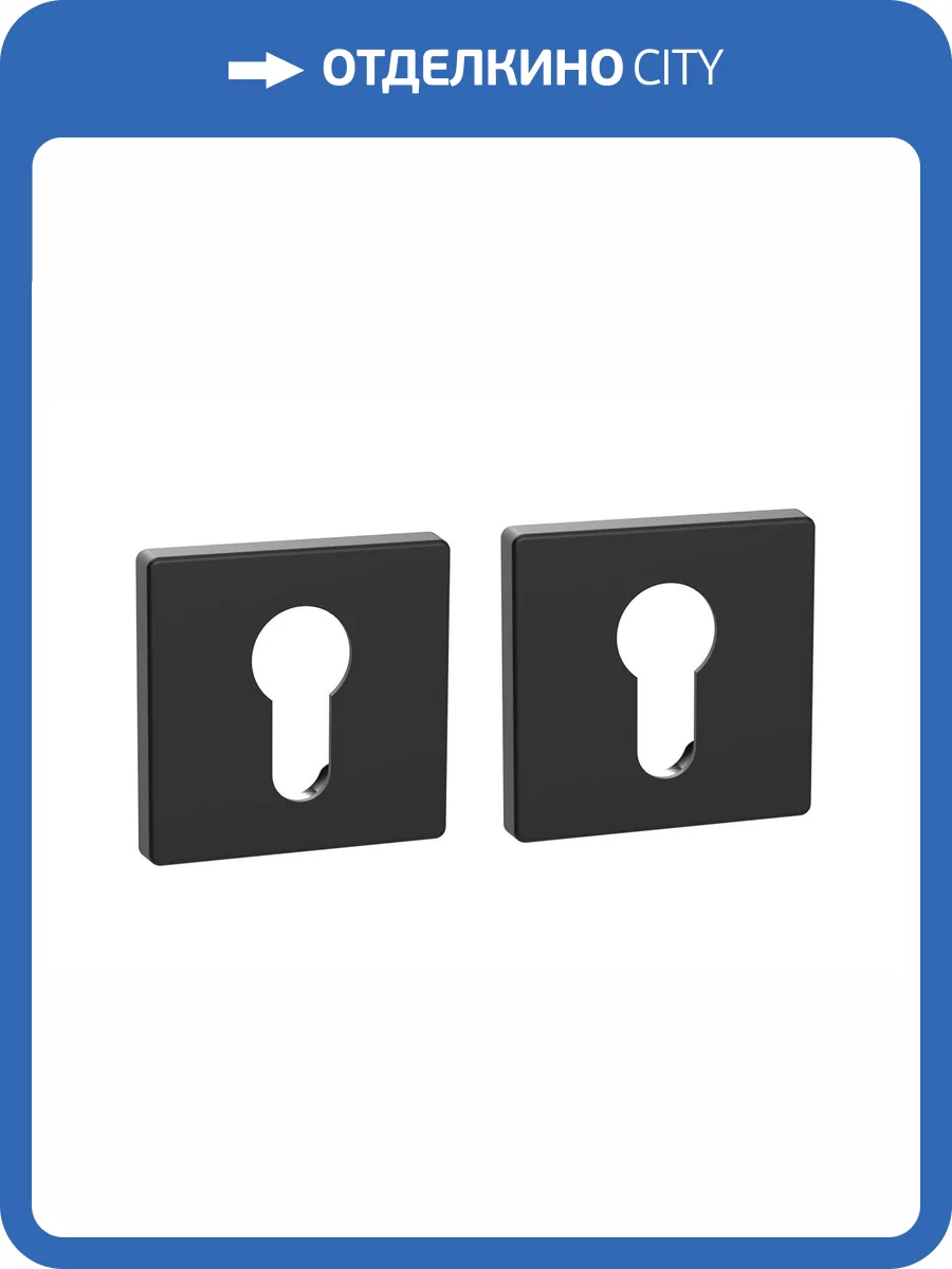 Дверная накладка Fuaro ET SL BL-24 черный фото 3