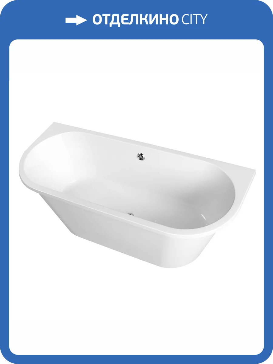 Ванна из искусственного камня Belux Лондон ВЛН 170х70 белая глянцевая фото 7
