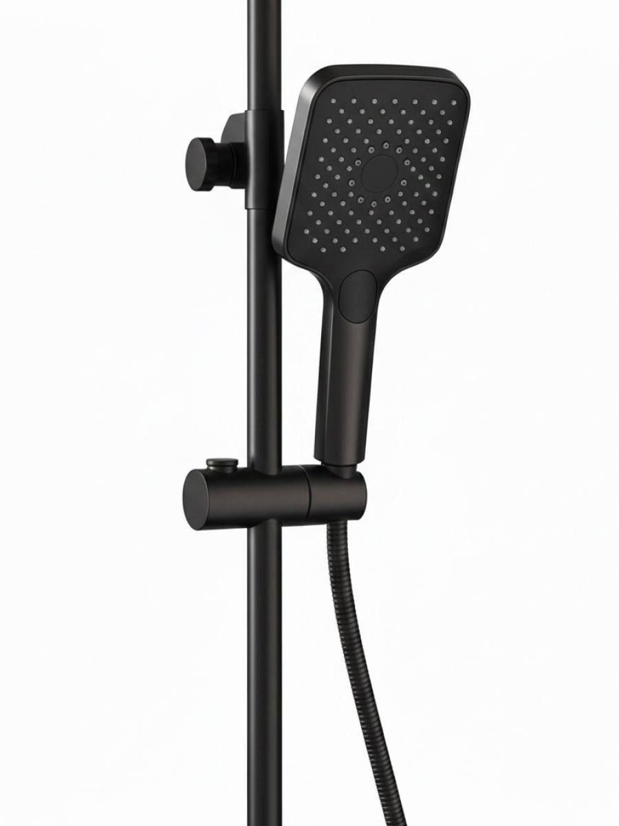 Душевая система Watersense Amelia Powerful W01817 графит фото 14