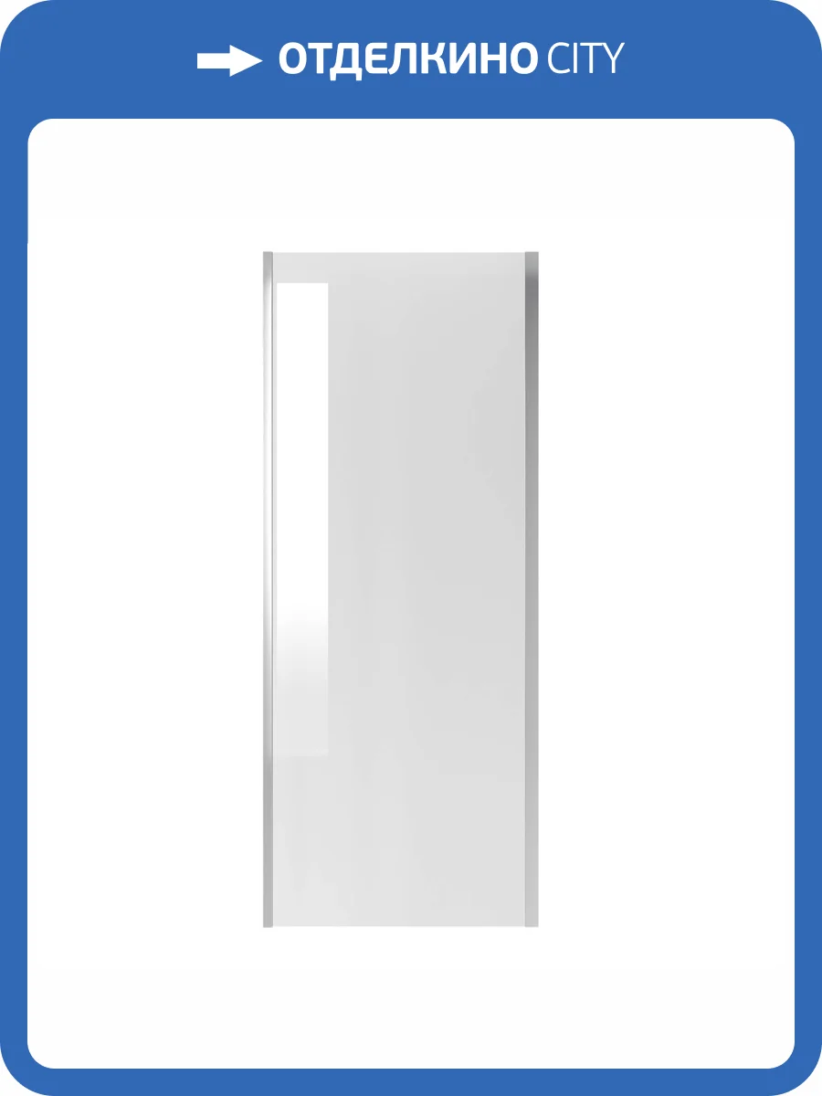 Душевая перегородка Niagara Nova NG-A100-34 профиль хром, стекло прозрачное, 100x195 фото 3