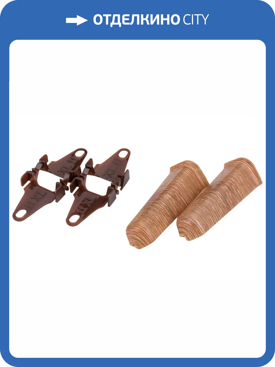 Наружный (внешний) угол Ideal Деконика D85 221 Дуб Янтарный 85 мм фото 2