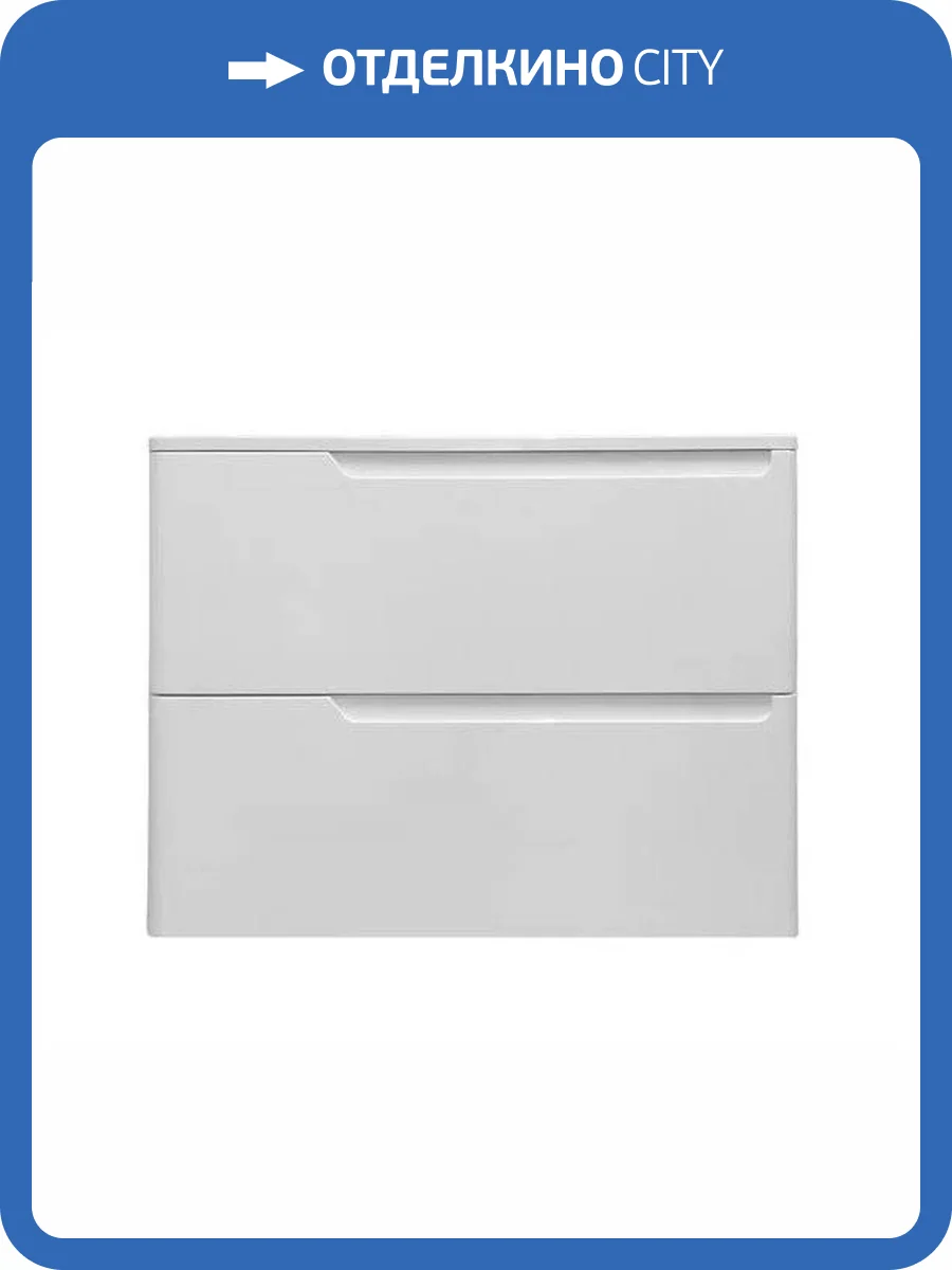 Тумба с раковиной Эстет Kare Luxe ФР-00005715 подвесной, 2 ящика, 60.7x79.8 фото 7