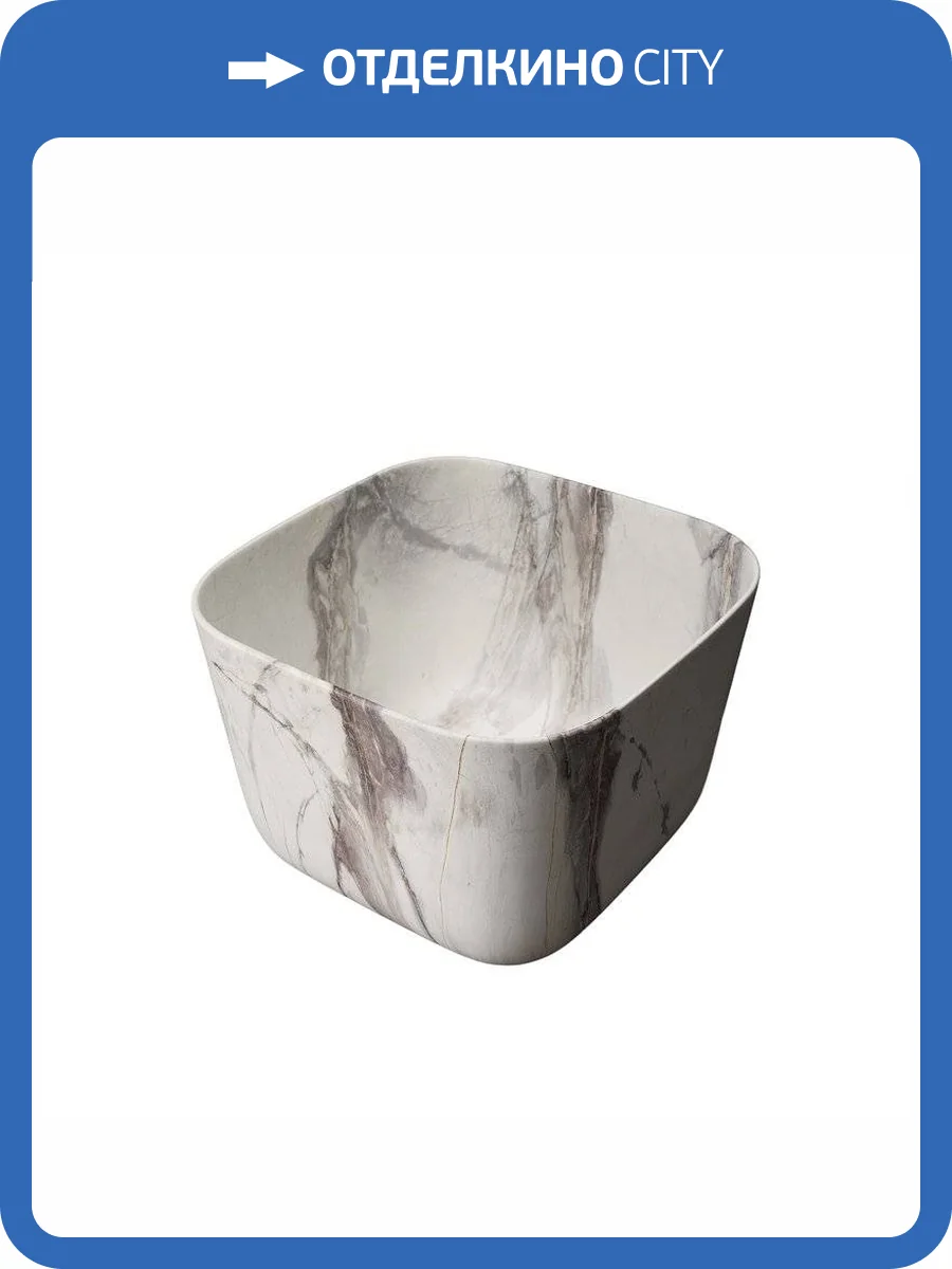 Раковина Gid Creativo 54480 Mnc9301 35 см, под камень, матовая фото 7