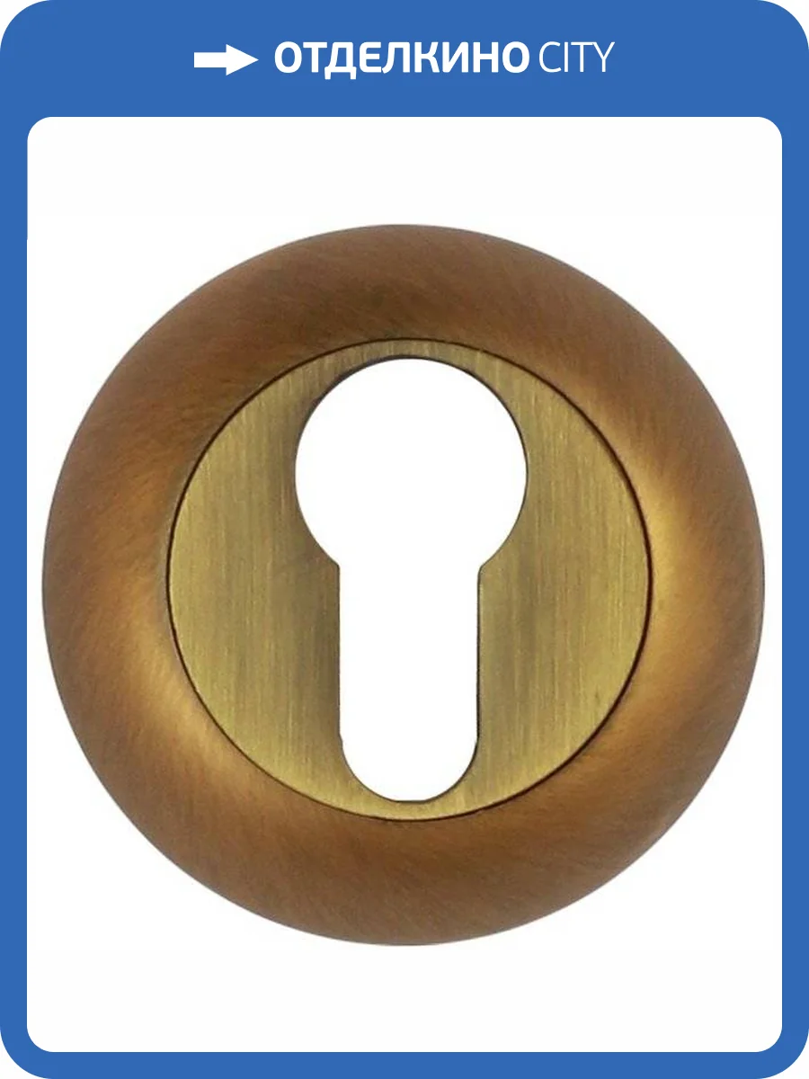 Накладка на цилиндр Vantage, ETACF блестящий кофе фото 2