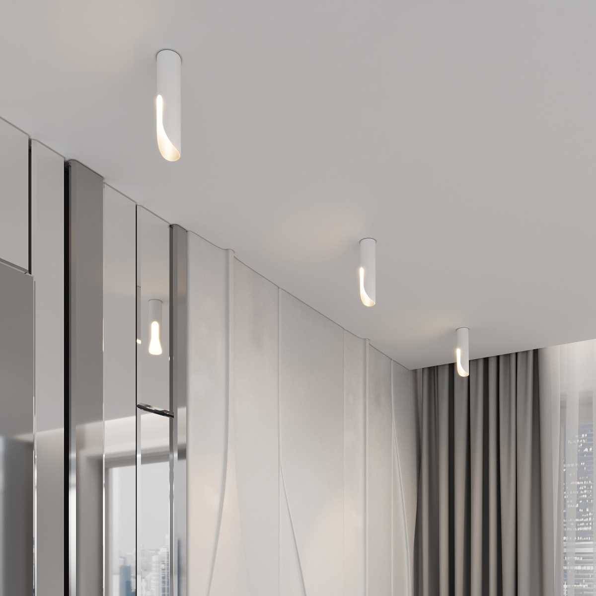 Потолочный светодиодный светильник Elektrostandard Apex 25113/LED 7W 3000K белый фото 3