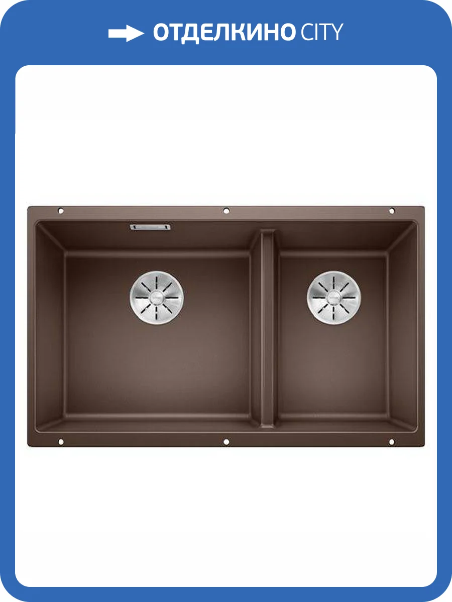 Мойка кухонная Blanco Subline 430/270-U 523160 кофе фото 5
